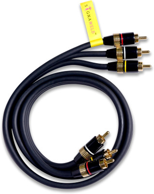 

Signaweld TV-out Cable 3RCA metal MKI(Black, For TV, 11.5)