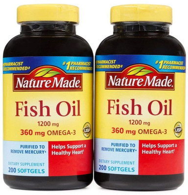 

Nature Made Fish Oil 1200 mg., 400 Softgels(400 No)