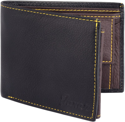 

Jaxer Men Black Genuine Leather Wallet(9 Card Slots), Jmw719