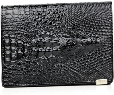 

Moit Women Casual Black Genuine Leather Money Clip(18 Card Slots)