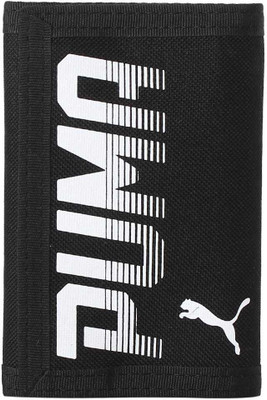 

Puma Men Casual Black, White Canvas Wallet(1 Card Slot)