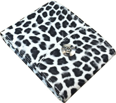 

DCenterprises Women Casual Black, White Artificial Leather Wallet(8 Card Slots), Multicolor