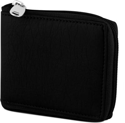 

Avyagra Men Black Artificial Leather Wallet(5 Card Slots)