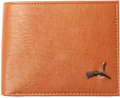 

Homeboy Men Tan Genuine Leather Wallet(6 Card Slots)