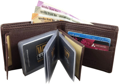 

Wenzest Boys Brown Artificial Leather Wallet(10 Card Slots)