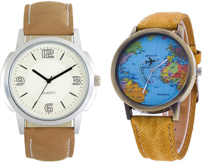 

Cloudwood 16_CW23Yellow Analog Designer Multi Dial Boy's Wrist Watch - For Men