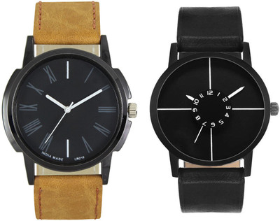 

CLOUDWOOD 19_CW40 Analog Leather Strap Dial Boy's Wrist Watch - For Men