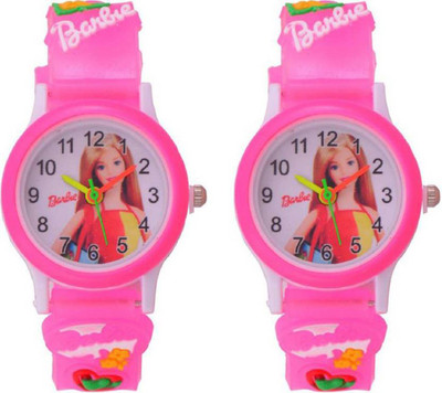 

SS Traders Pink Good Looking Combo offer for Kids - Good gifting Item Watch - For Girls