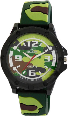 

A Avon PK_115 Army Color Children Slim Watch - For Boys