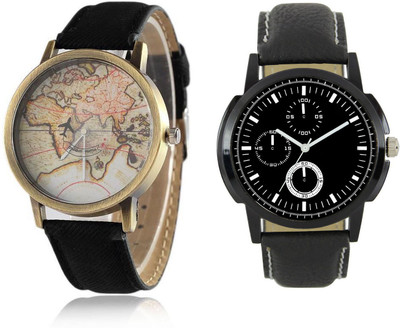 

Cloudwood 13_CW22Black Analog Designer Multi Dial Boy's Wrist Watch - For Men