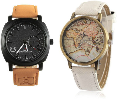 

Cloudwood CW47_CW22White Analog Designer Multi Dial Boy's Wrist Watch - For Men