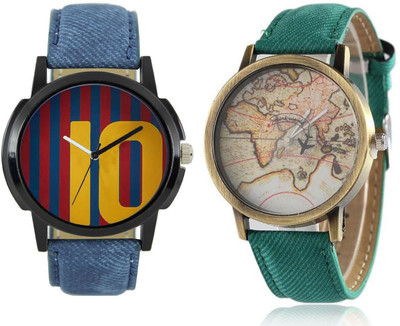Cloudwood 10_CW22Green Analog Designer Multi Dial Boy's Wrist Watch - For Men