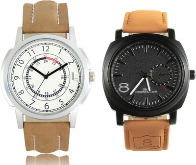 

CLOUDWOOD 17_CW47 Analog Leather Strap Dial Boy's Wrist Watch - For Men