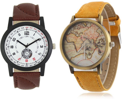 

Cloudwood 11_CW22Yellow Analog Designer Multi Dial Boy's Wrist Watch - For Men