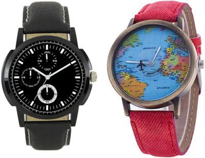 

Cloudwood 13_CW23Red Analog Designer Multi Dial Boy's Wrist Watch - For Men
