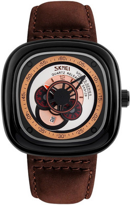 Skmei Unique Designer Dial Fashion Watch - For Men