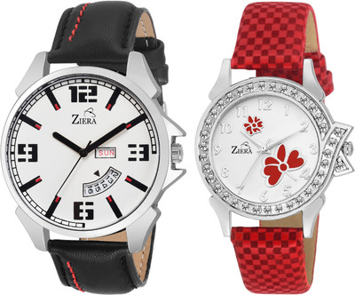 

Ziera ZR7059-8051 Day date Couple combo Men and women Watch - For Men & Women