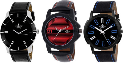 

Swisso Sws-1501-425-1664 Modish Tri-Colour Combo Analogue Watch - For Men