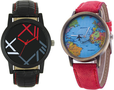 

Cloudwood 12_CW23Red Analog Designer Multi Dial Boy's Wrist Watch - For Men