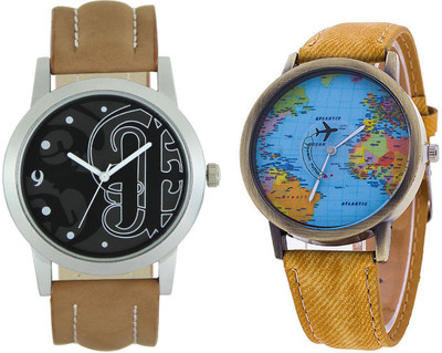 

Cloudwood 14_CW23Yellow Analog Designer Multi Dial Boy's Wrist Watch - For Men