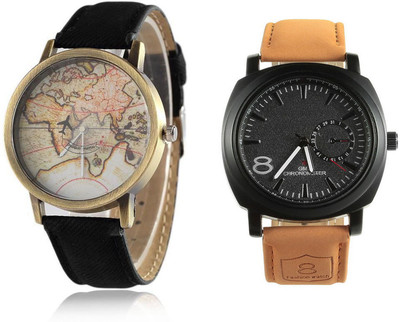 

Cloudwood CW47_CW22Black Analog Designer Multi Dial Boy's Wrist Watch - For Men