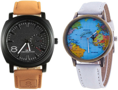 

Cloudwood CW47_CW23White Analog Designer Multi Dial Boy's Wrist Watch - For Men