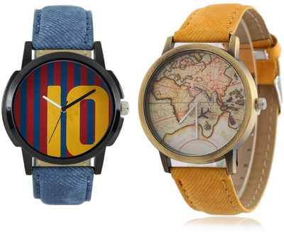 

Cloudwood 10_CW22Yellow Analog Designer Multi Dial Boy's Wrist Watch - For Men