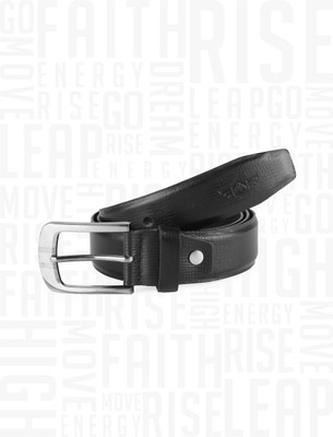 

Metronaut Men Black Genuine Leather Belt