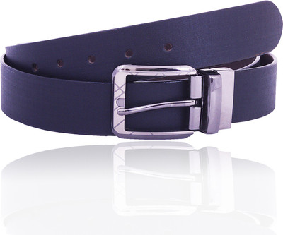 

Dreamcart Men Formal Black Genuine Leather Reversible Belt