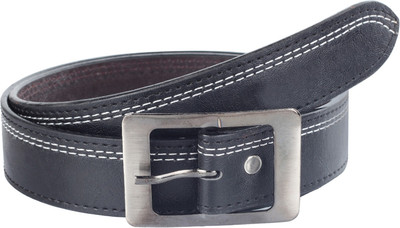 

STYLATHON Men Black Artificial Leather Belt, Blk_01