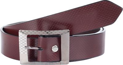 

STYLATHON Men Brown Artificial Leather Belt, Brown_04