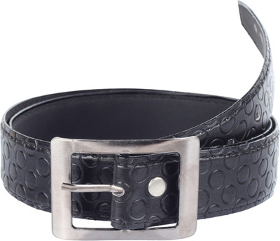 

STYLATHON Men Brown Artificial Leather Belt, Black_04