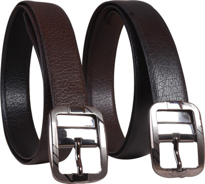 

Saugat Traders Men Casual, Party, Formal, Evening Black, Brown Genuine Leather Reversible Belt
