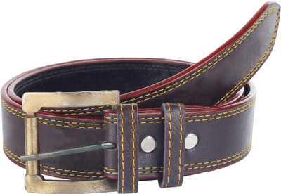 

STYLATHON Men Brown Artificial Leather Belt, Brwn_04