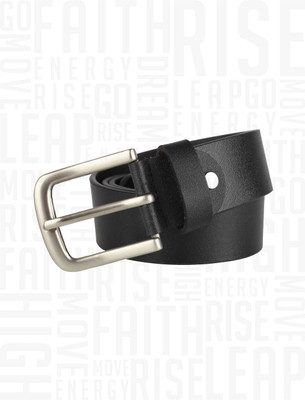

Metronaut Men Black Genuine Leather Belt