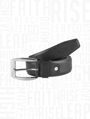 

Metronaut Men Black Genuine Leather Belt