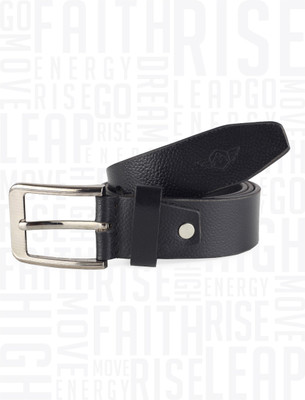 

Metronaut Men Black Genuine Leather Belt