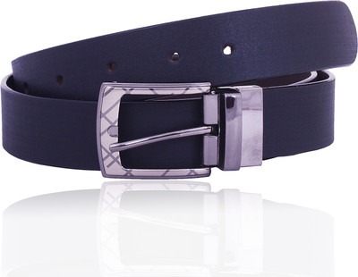 

Dreamship Men Formal Black Genuine Leather Reversible Belt