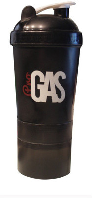 

GAS Protein Gym Shaker 500 ml Shaker(Pack of 1, Black)