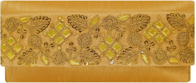

Bagaholics Casual Gold Clutch
