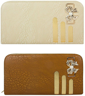 

INF Casual Beige, Brown Clutch
