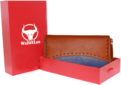 

WalletLee Casual Tan, Blue Clutch, Blue;tan