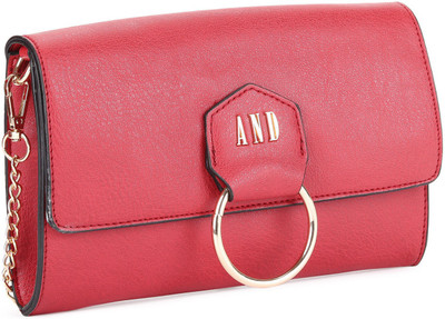 

AND Casual Maroon Clutch
