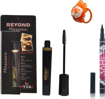 

Evuar Beyond Mascara Water Proof, Eyeliner and band(Set of 3)