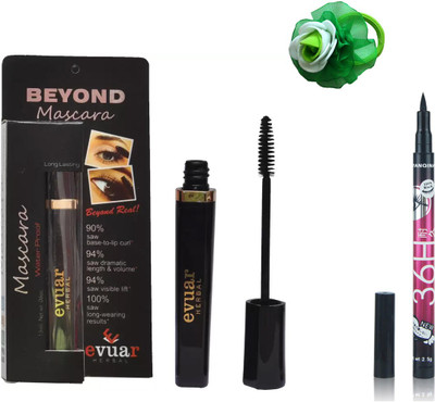 

Evuar Beyond Mascara, Waterproof Pencil Eyeliner and band(Set of 3)
