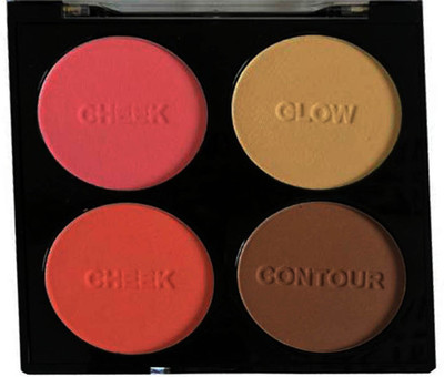 

KASCN ORIGINAL HIGH QUALITY SIVANNA COLORS MAKEUP STUDIO 2 CHEEK AND 1 CONTOUR,1 HIGHLIGHTER PALETTE FOR ALL SKIN TONE (HF-356/01). Concealer(MULTICOLOR)