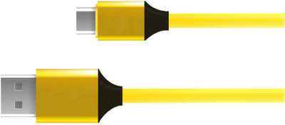 

Ipackk OnePlus 5T YELLOW Data Transfering And Fast Charging USB C Type Cable(Yellow)