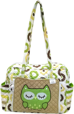 

Bacati Mod Dots Yellow Green Choco Baby Diaper Bag(Multicolor)