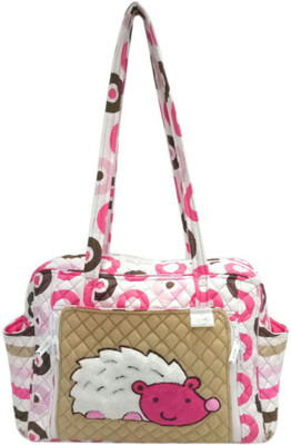 

Bacati Mod Dots Pink Choco Baby Diaper Bag(Multicolor)