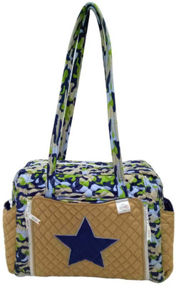

Bacati Camo Air Baby Diaper Bag(Multicolor)